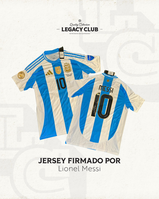 Camiseta Autografiada Lionel Messi Final Copa America 2024