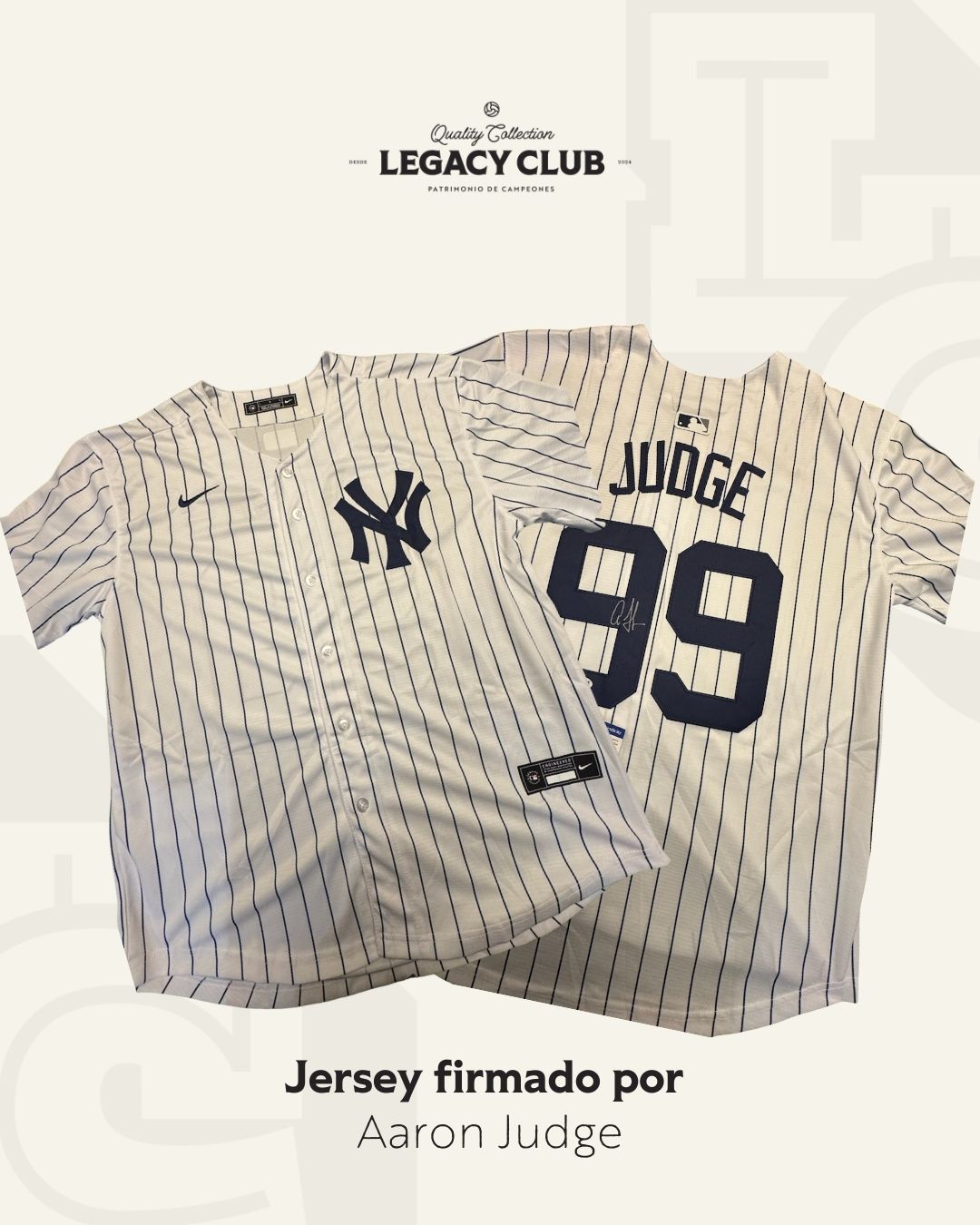 Jersey firmado Aaron Judge
