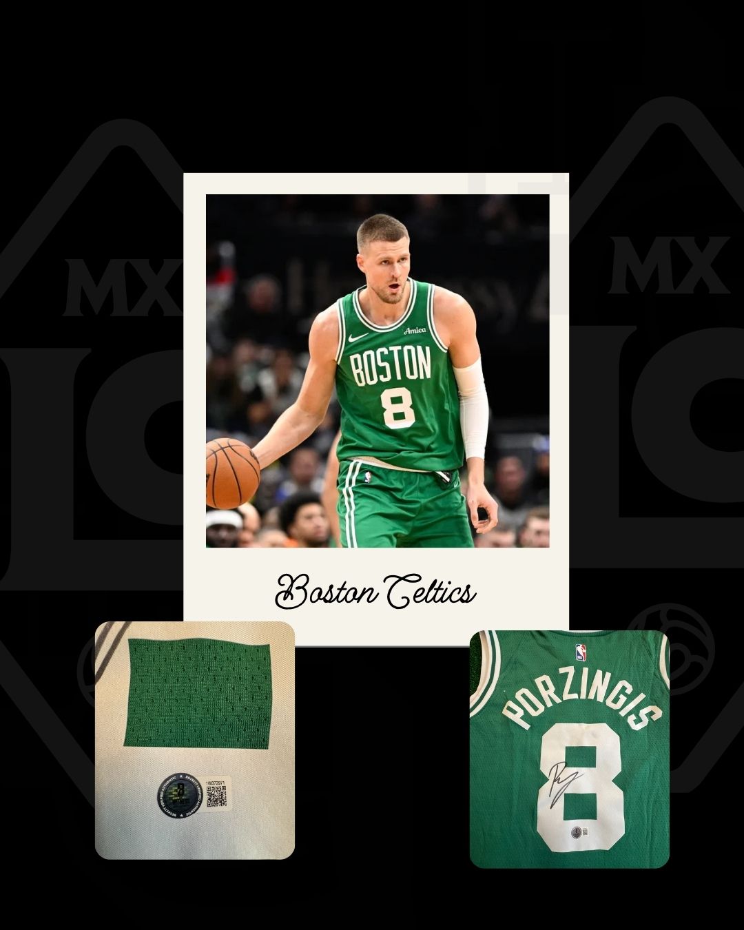 Jersey firmado Kristaps Porziņģis Boston Celtics