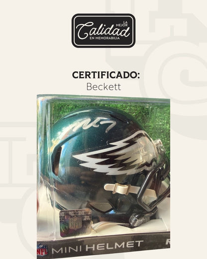Mini Casco firmado Michael Vick Eagles