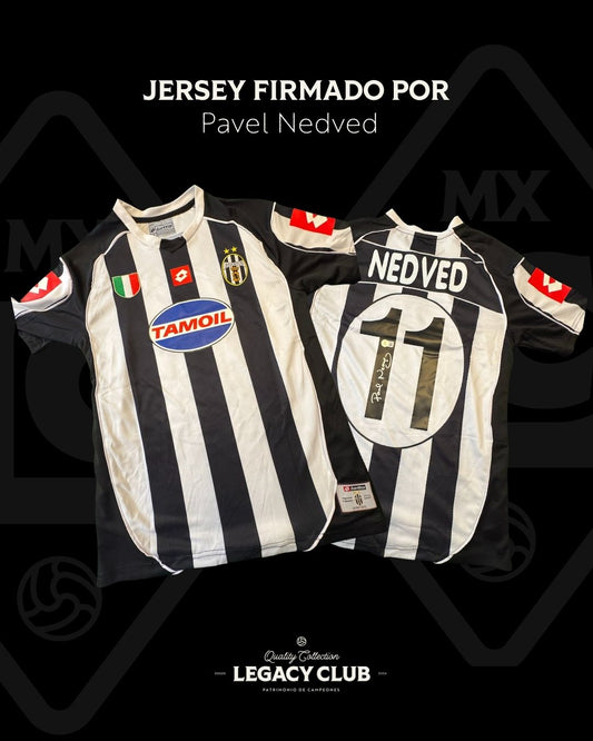 Jersey firmado  Pavel Nedved Juventus 2002 - 2003