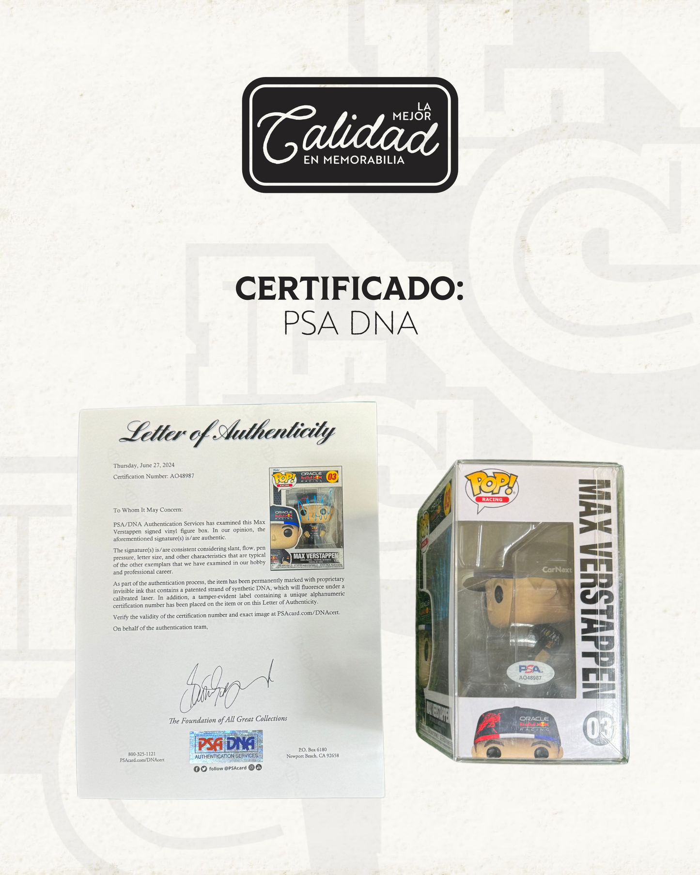 Funko Pop Max Verstappen Red Bull