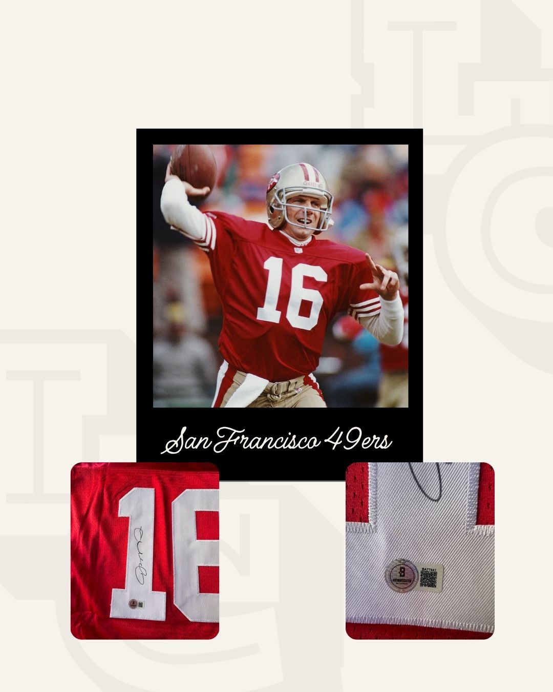 Joe Montana San Francisco 49ers MN