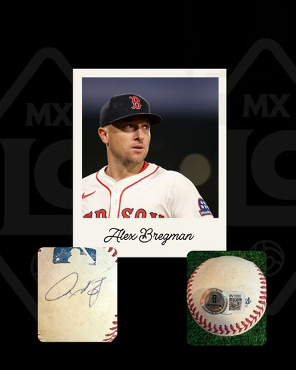 Pelota firmada Alex Bregman