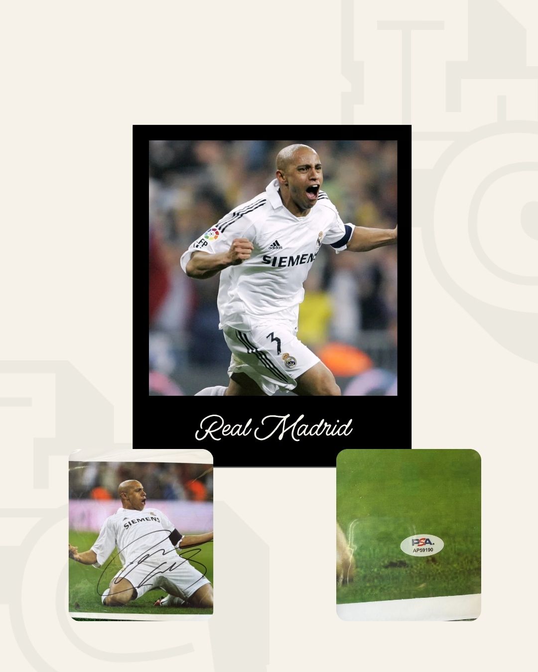 Fotografia Roberto Carlos Real Madrid