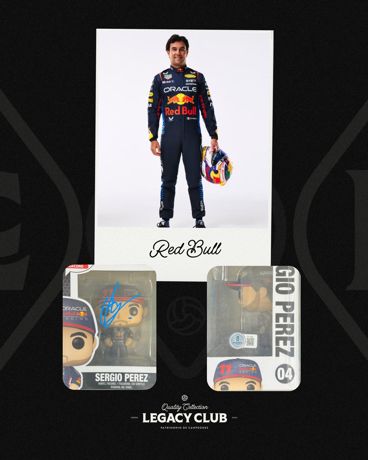 Funko Pop Sergio "Checo" Pérez Red Bull
