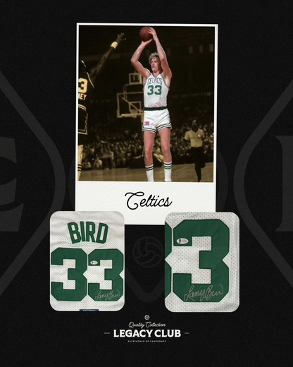 Jersey Autografiado Larry Bird Celtics