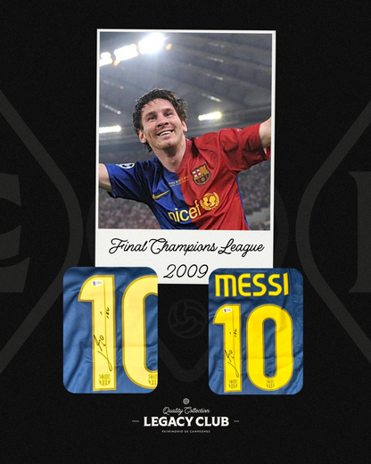 Camiseta Autografiada Lionel Messi Final Champions League 2009