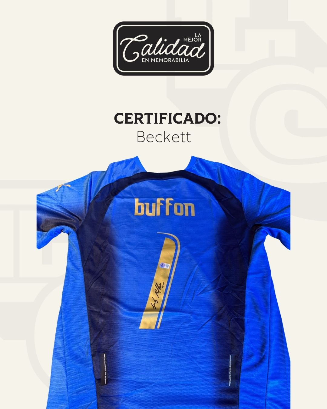 Gianluigi Buffon Italia 2006 Azul