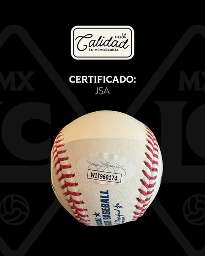 Pelota firmada Jazz Chisholm