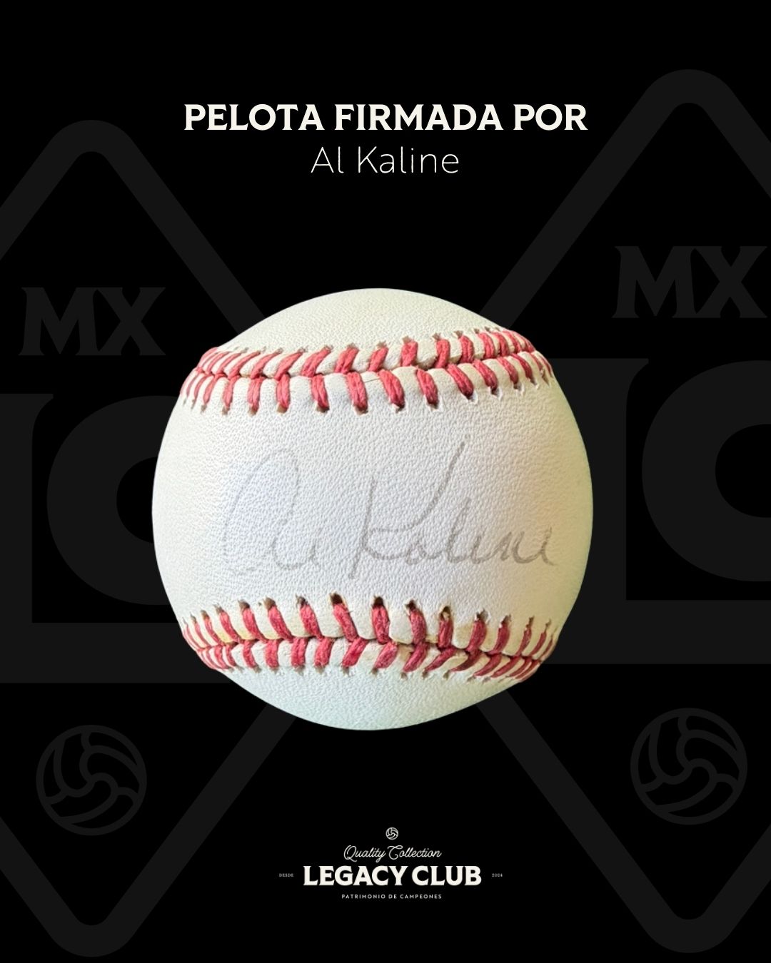 Pelota firmada Al Kaline