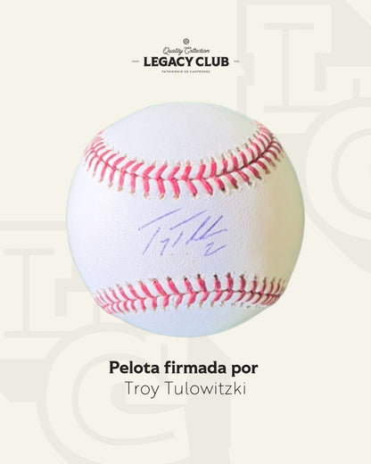 Pelota firmada Troy Tulowitzki