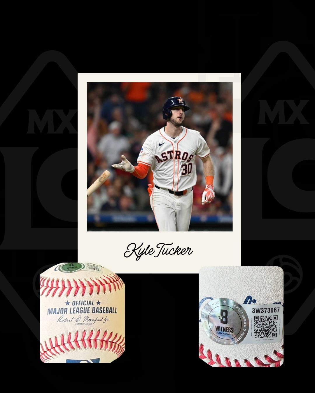 Pelota firmada Kyle Tucker