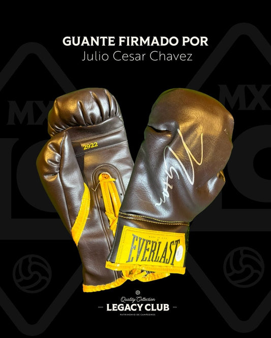 Guante firmado Julio Cesar Chavez