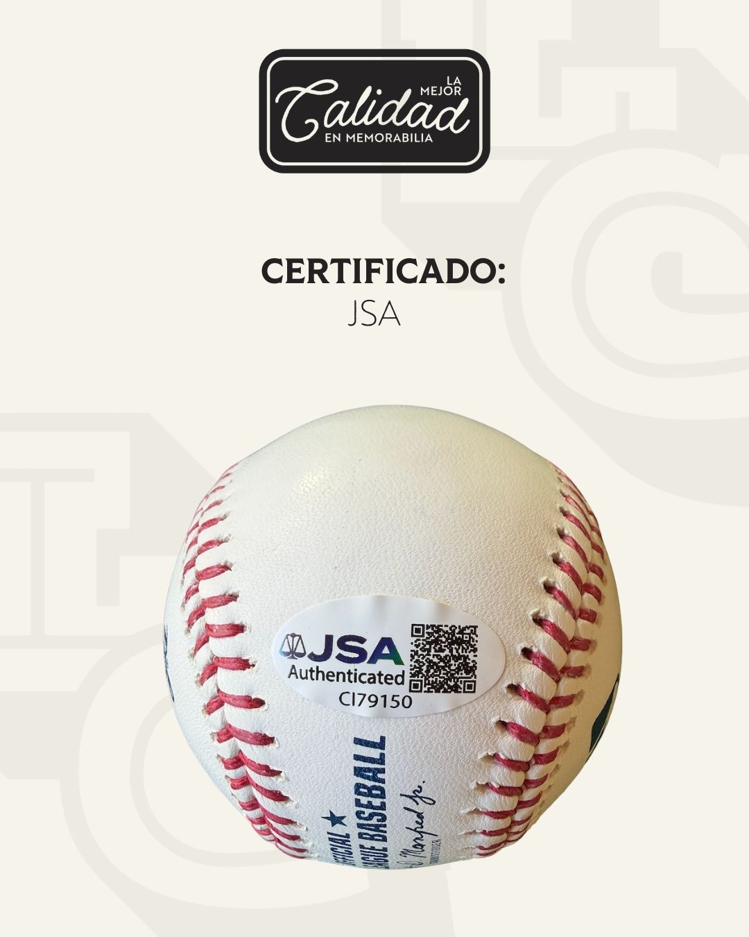 Pelota firmada Vladimir Guerrero Sr.