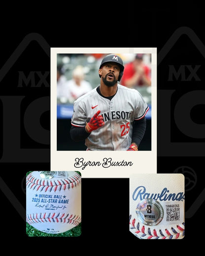 Pelota firmada Byron Buxton