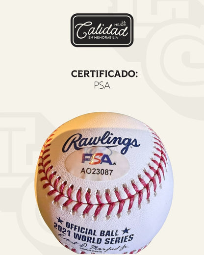 Pelota firmada Freddie Freeman