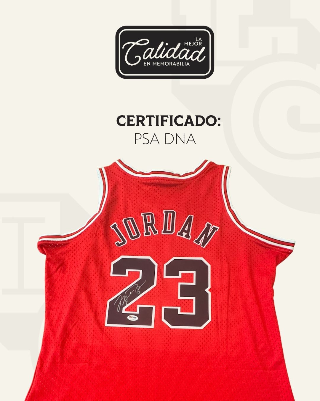 Jersey firmado Michael Jordan Chicago Bulls