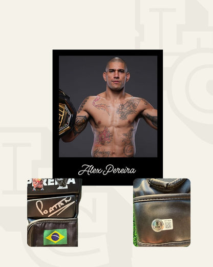 Guante firmado Alex Pereira