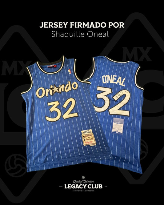 Jersey firmado Shaquille Oneal Orlando Magic