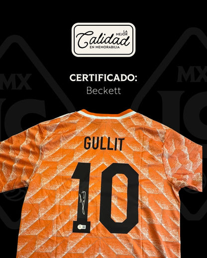 Jersey firmado Ruud Gullit Holanda 1988