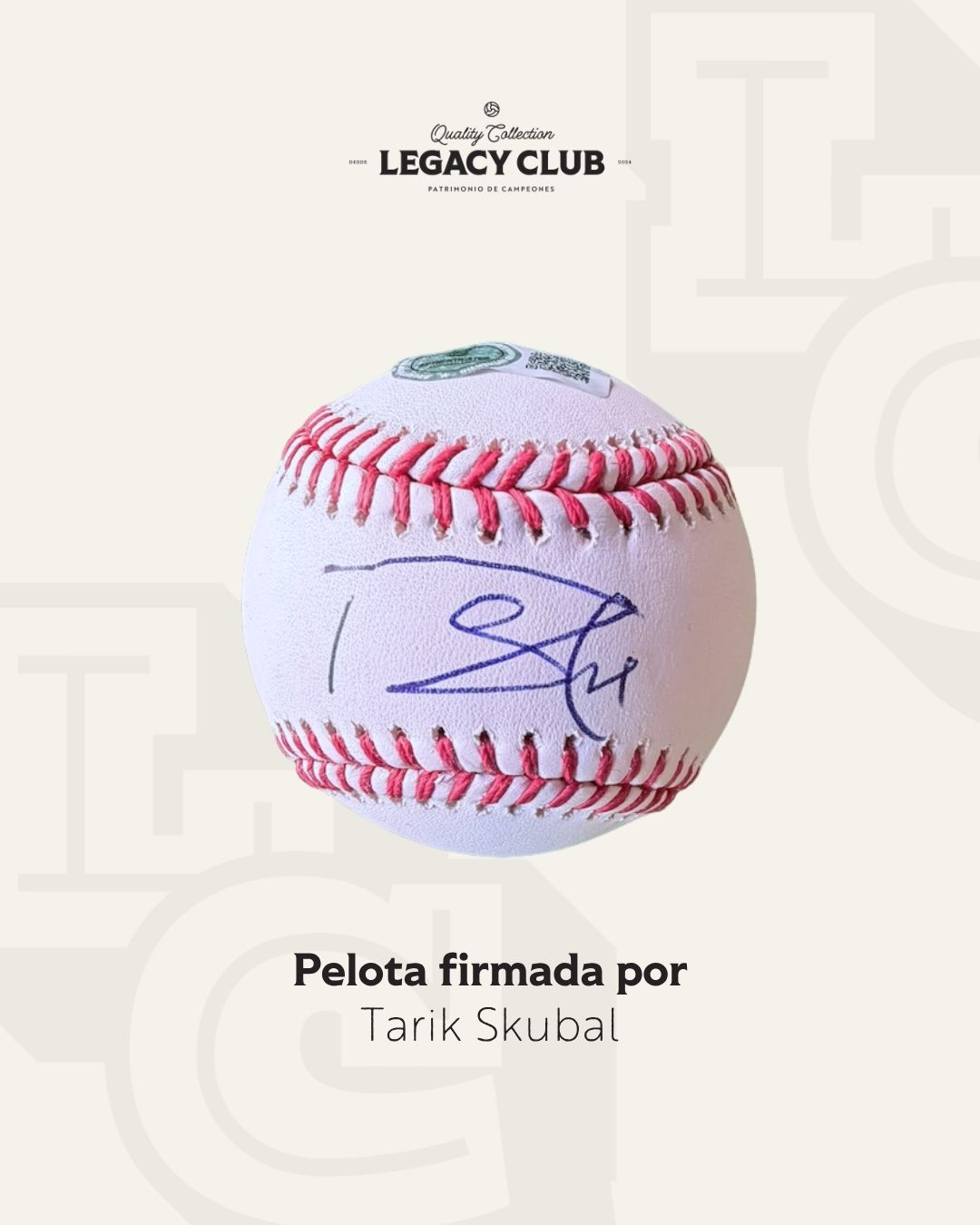 Pelota firmada Tarik Skubal