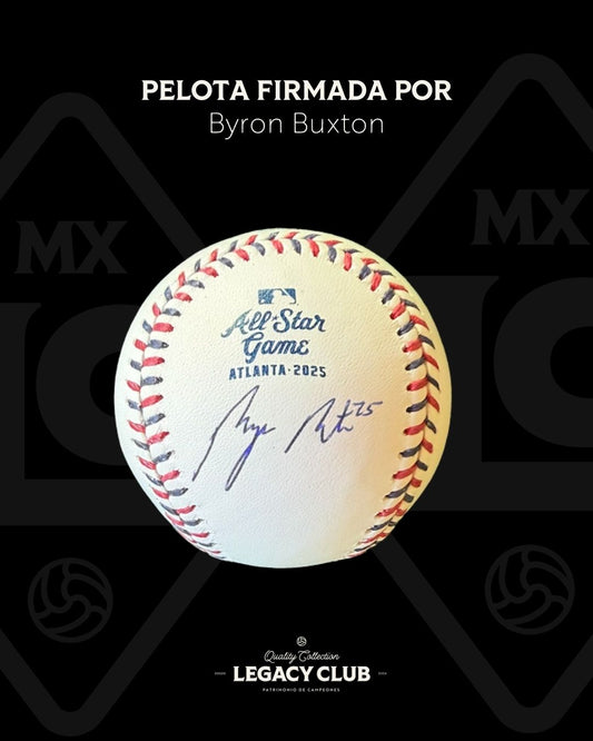 Pelota firmada Byron Buxton