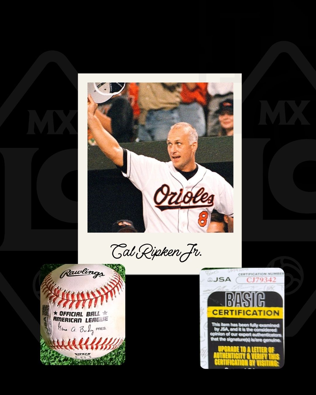 Pelota firmada Cal Ripken Jr.