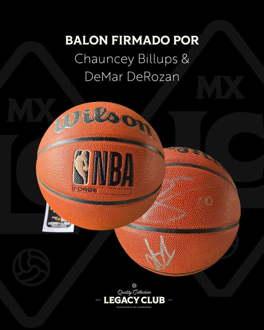 Balones autografiados Chauncey Billups & DeMar DeRozan