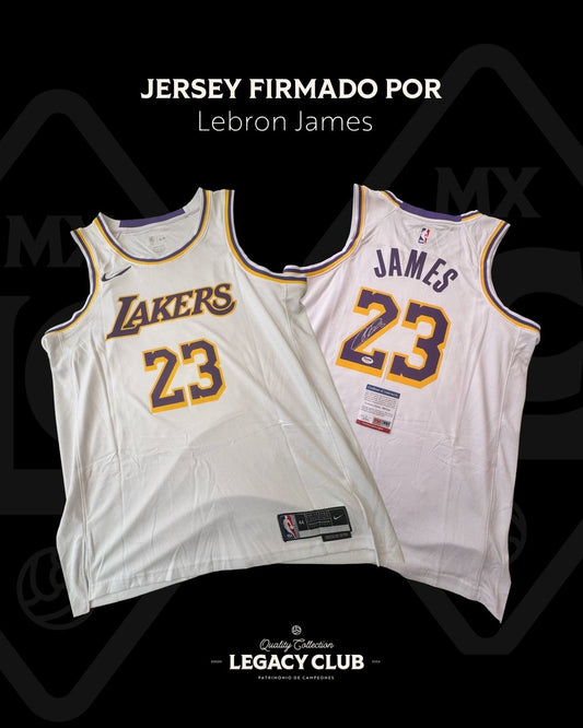 Jersey firmado Lebron James Lakers