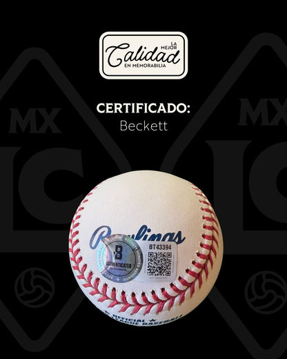 Pelota firmada Walker Buehler