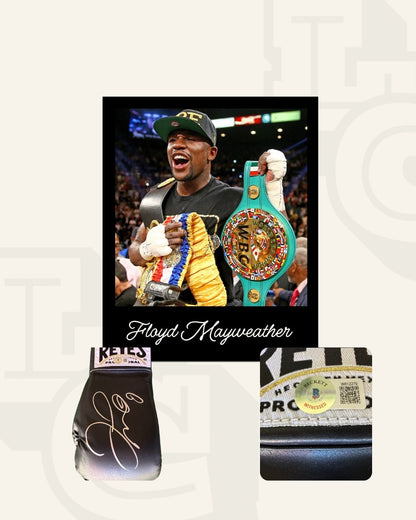 Guante firmado Floyd Mayweather