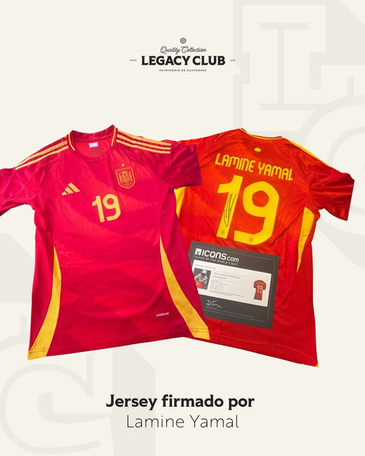 Jersey firmado Lamine Yamal España 2024