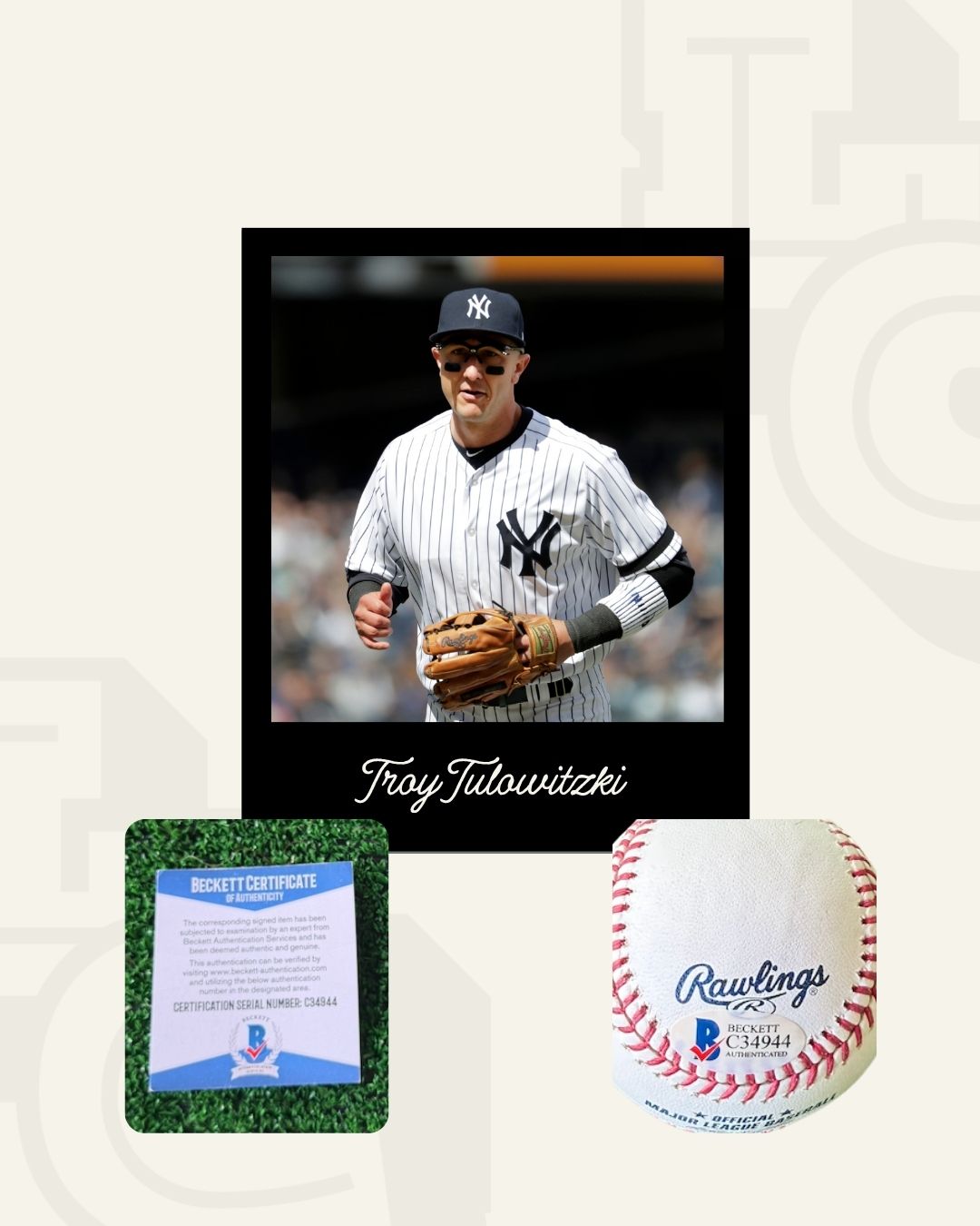 Pelota firmada Troy Tulowitzki