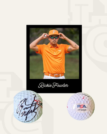 Pelota firmada  Rickie Fowler