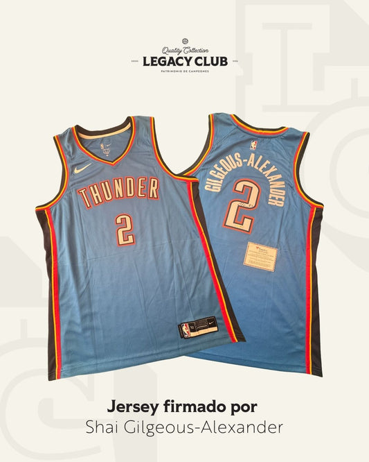 Jersey firmado Shai Gilgeous-Alexander OKC Thunder