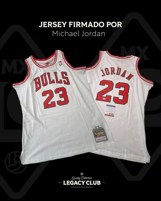 Jersey firmado Michael Jordan Chicago Bulls Visitante