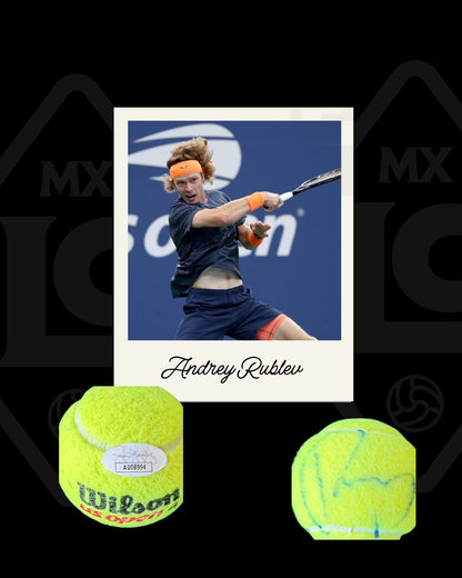 Pelota firmada Andrey Rublev