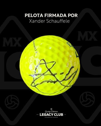 Pelota firmada Xander Schauffele
