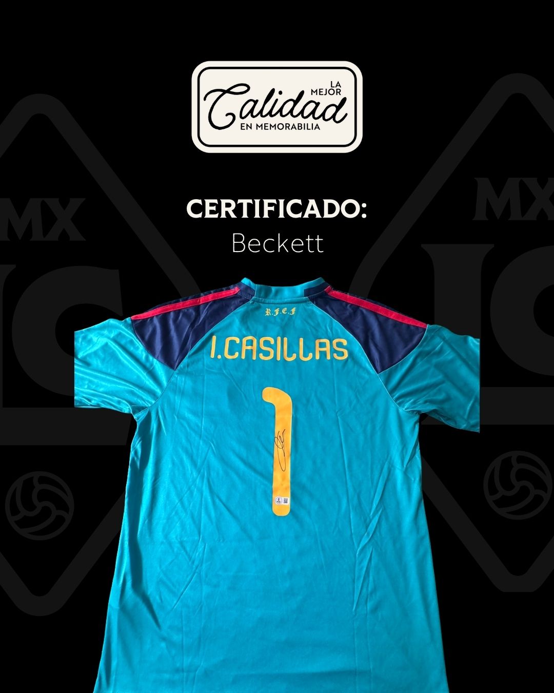 Jersey firmado Iker Casillas España 2010