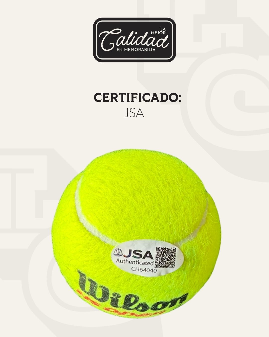 Pelota firmada Lorenzo Musetti