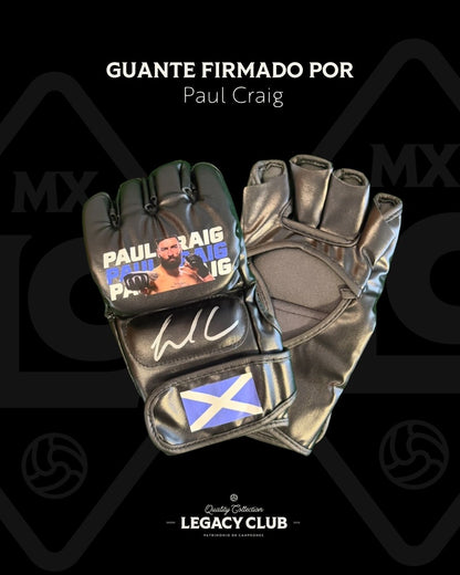 Guante firmado Paul Craig