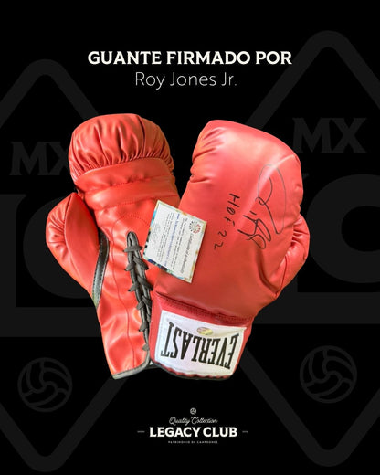 Guante firmado Roy Jones Jr.