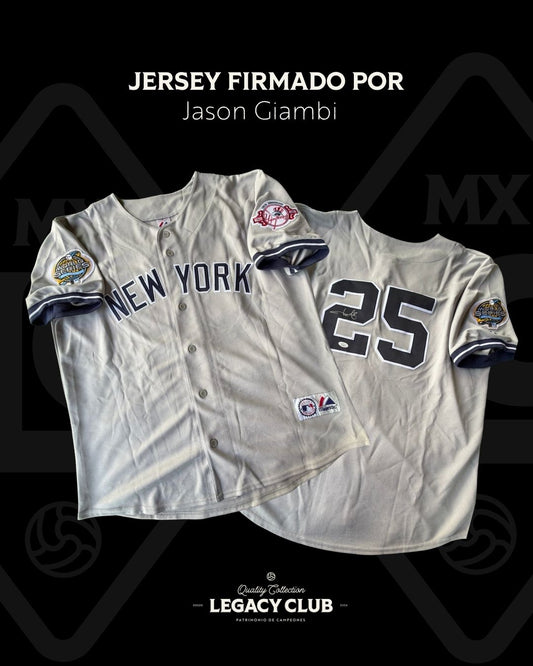 Jersey firmado Jason Giambi Yankees