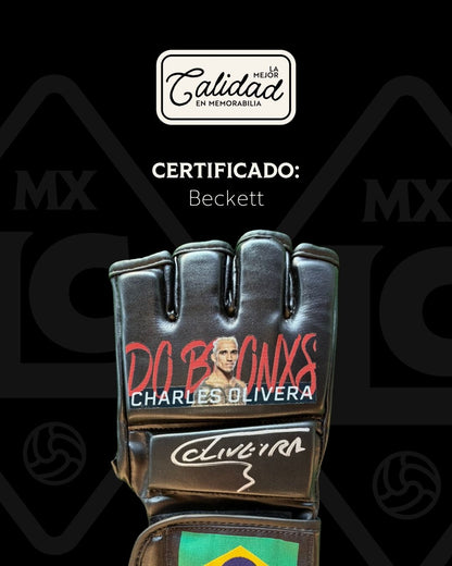 Guante firmado Charles Olivera
