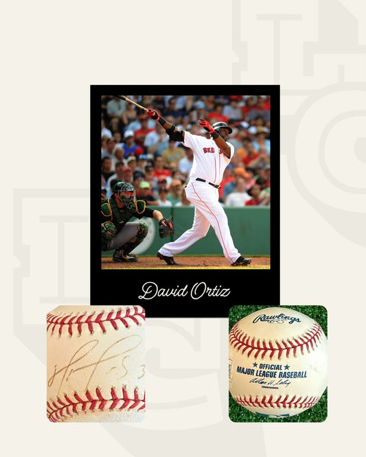 Pelota firmada David Ortiz