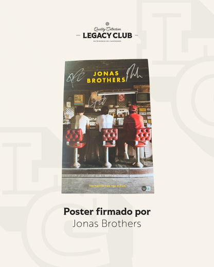 Poster firmado Jonas Brothers