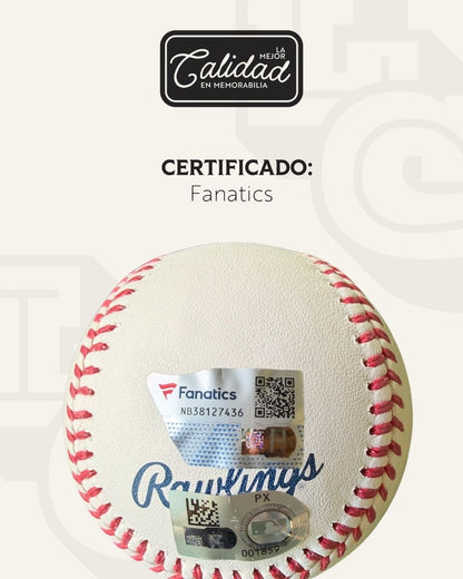 Pelota firmada Max Fried