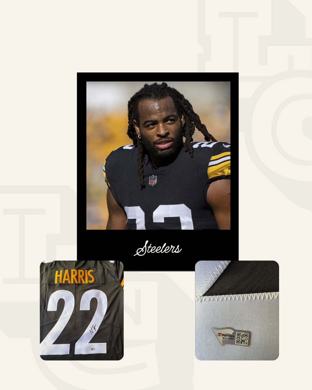 Jersey firmado Najee Harris Steelers
