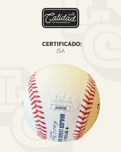 Pelota firmada Juan Soto
